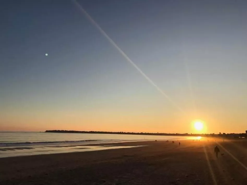 coucher de soleil