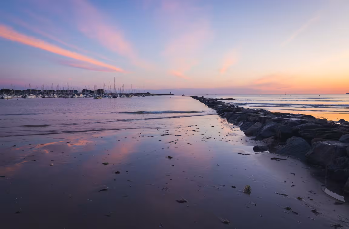 echouage sunset