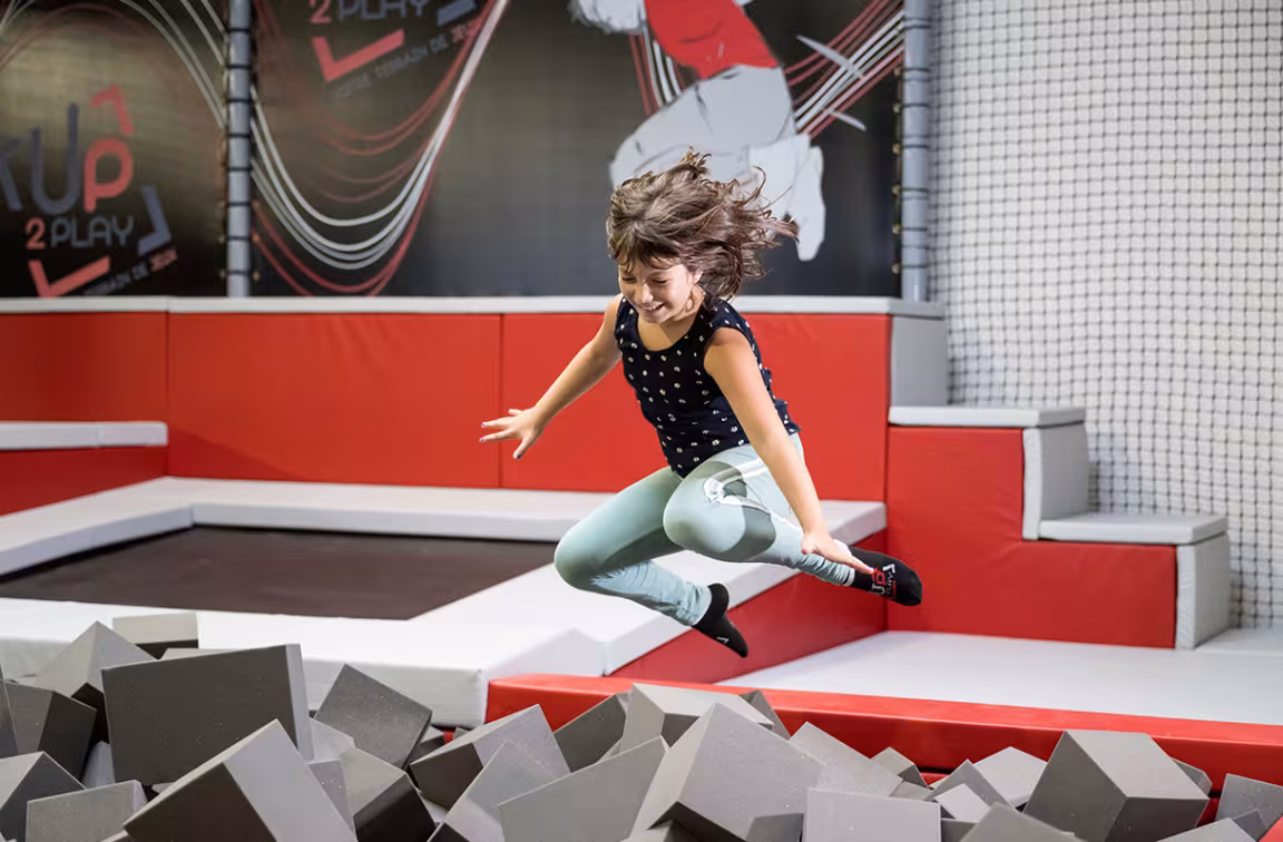 trampoline park up2play pornichet