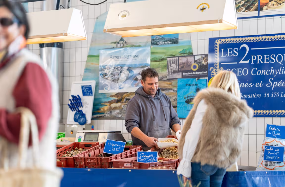 Poissonnier marché de pornichet