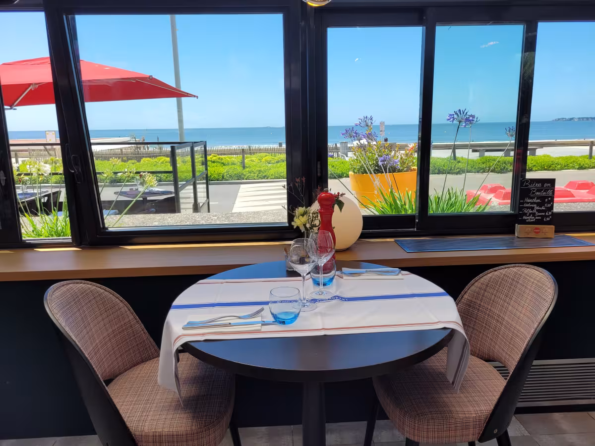 Grain de folie restaurant vue mer à Pornichet