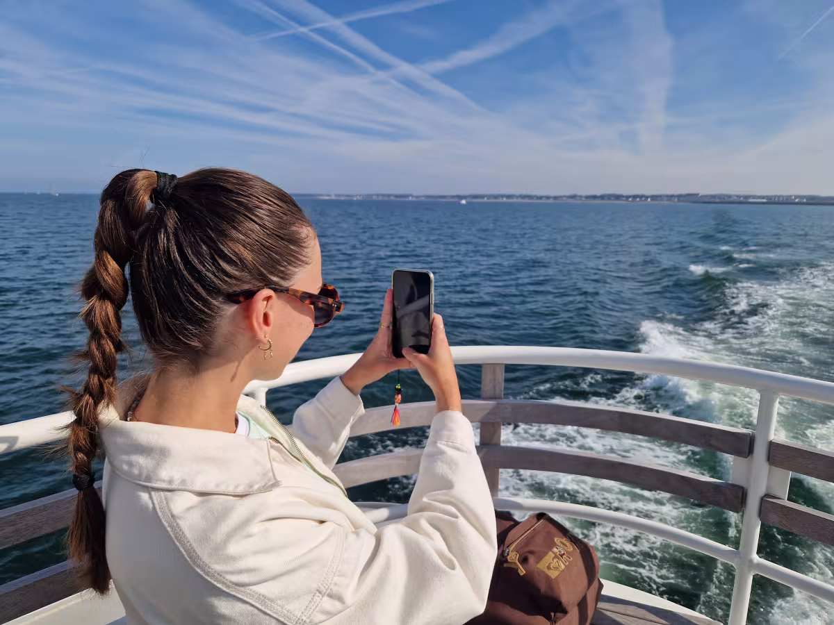 traversée vers l'île de houat