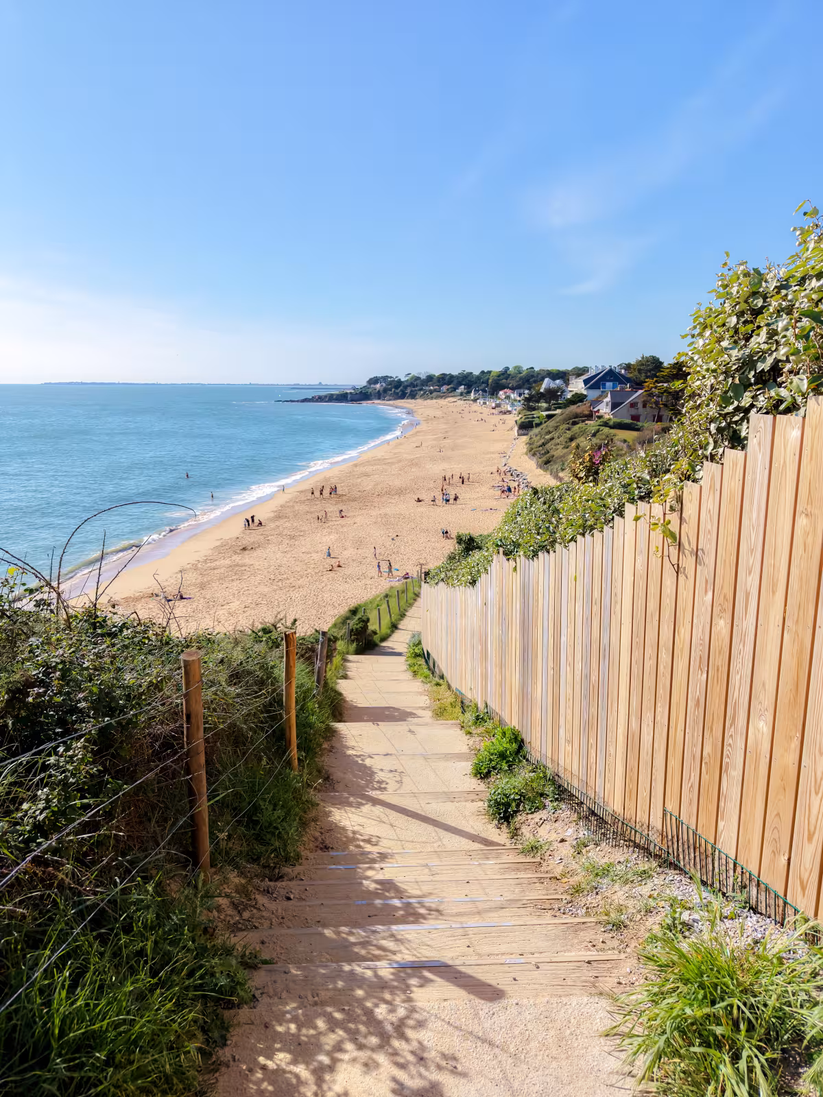 sentier littoral plage Sainte-Marguerite à Pornichet