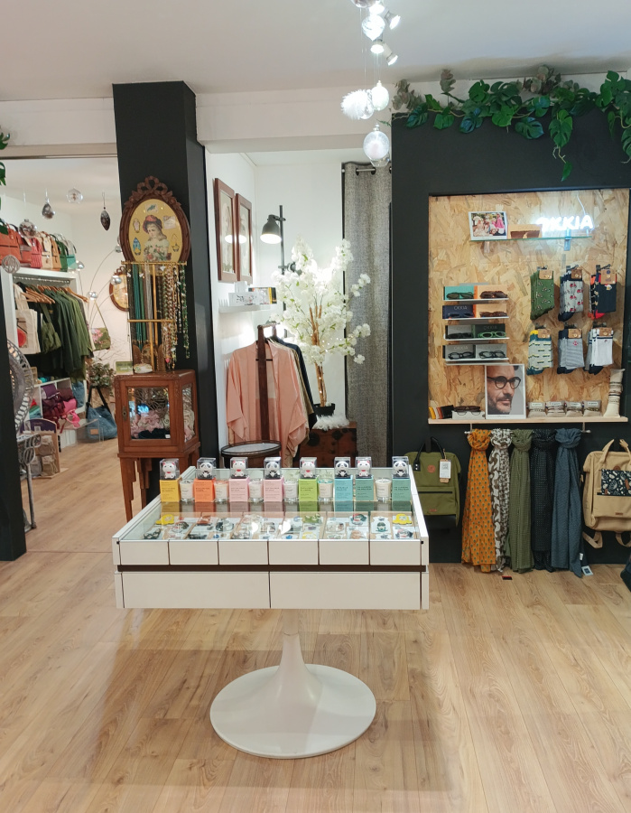 Intérieur de la boutique