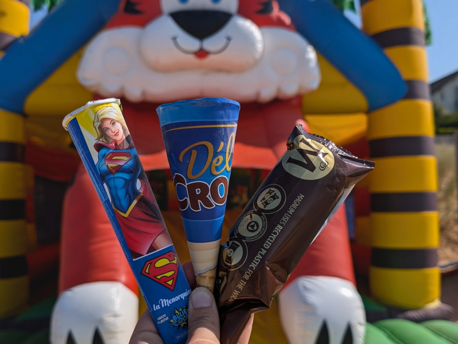 Glaces vendues au snack du club