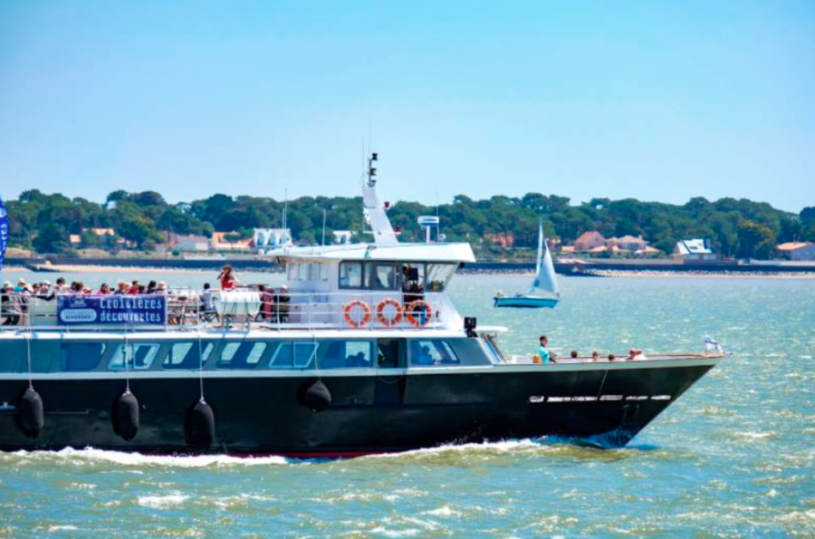 Bateau de croisière naviguant sur la mer