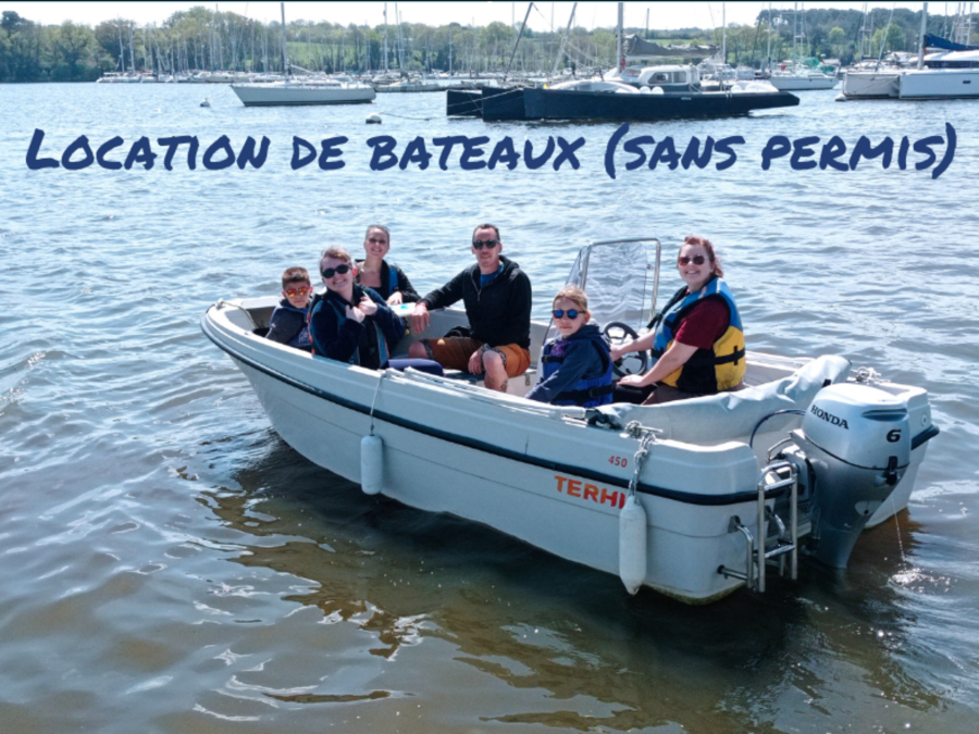 Balade en bateau sans permis