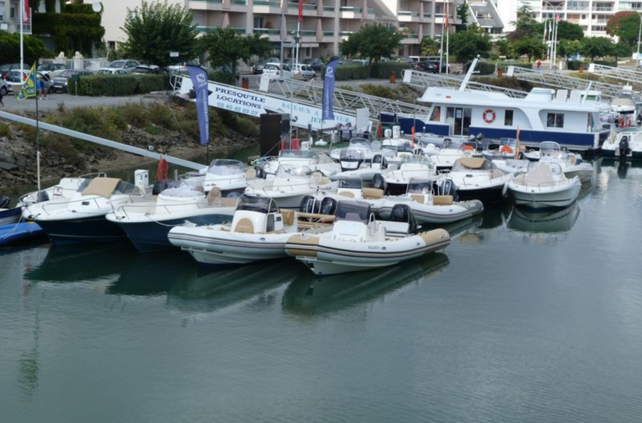 Bateaux amarrés au port du Pouliguen