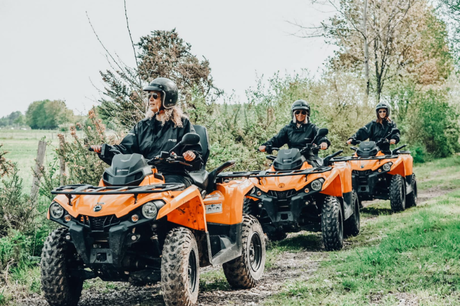 Sortie quad avec 3 personnes