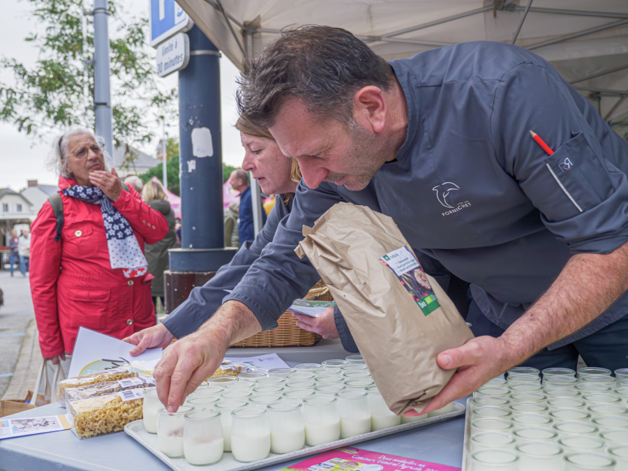 Animations au marché durant la Semaine du goût