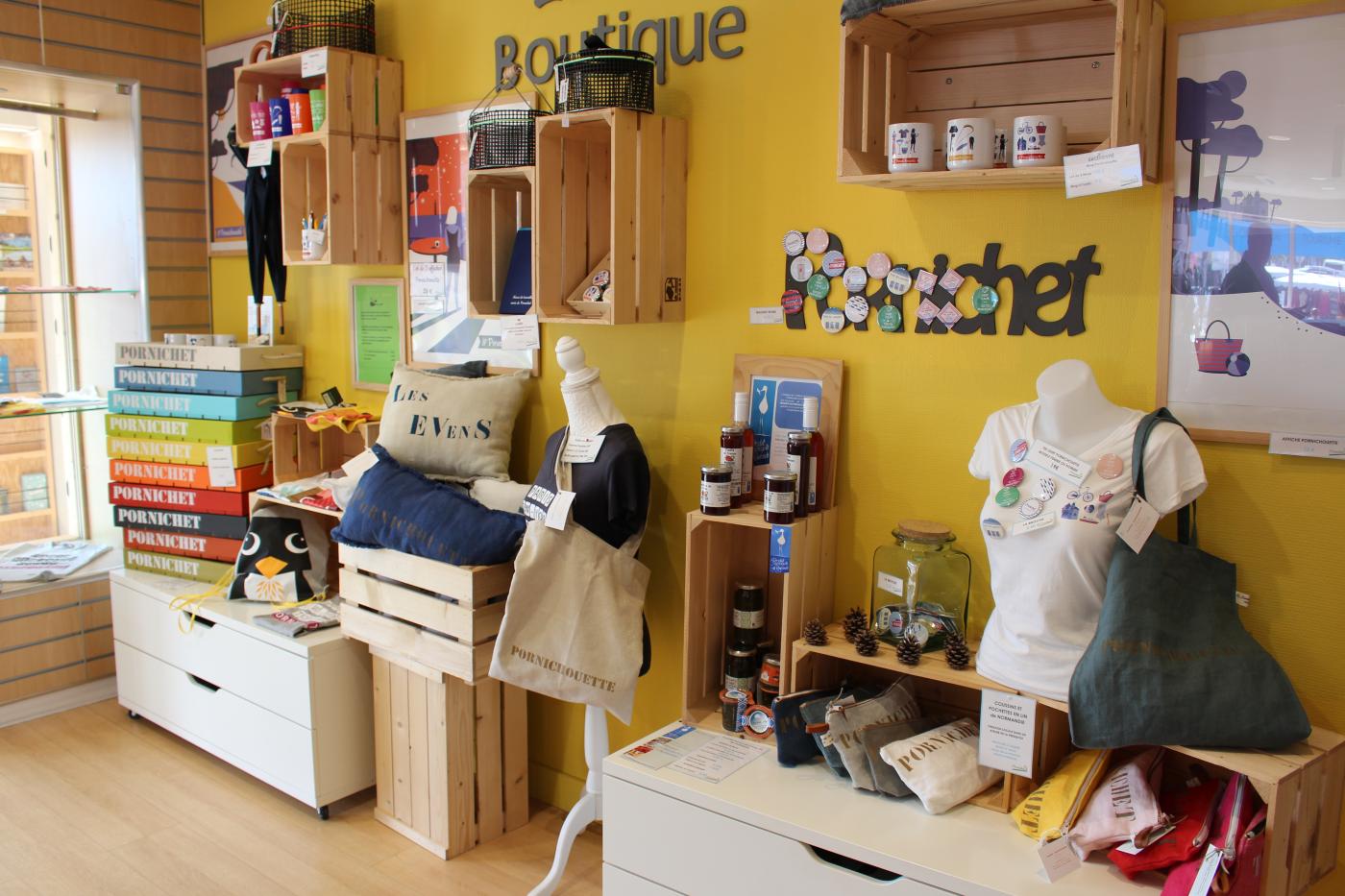 Boutique de l'office de tourisme de Pornichet