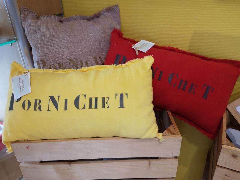 Coussin en lin Pornichet