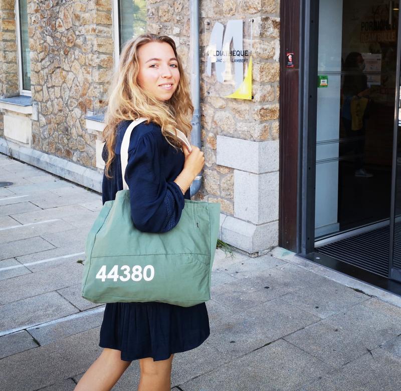 Sac en jean recylé Boutique de l'Office de tourisme de Pornichet