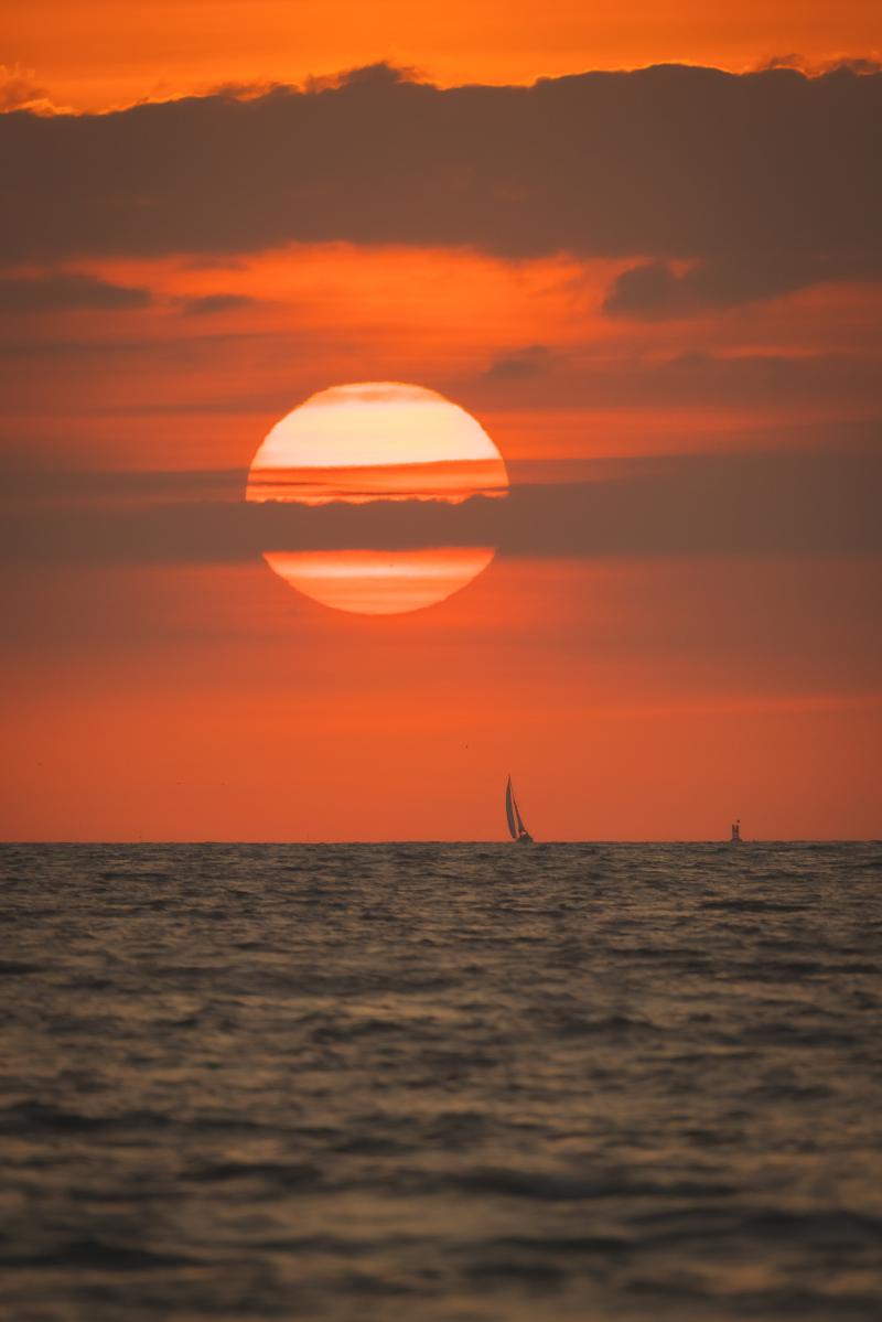 Coucher de soleil Pornichet ©Mathieu Lumen