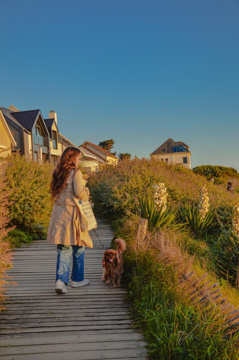 Tourisme durable à Pornichet, venir avec son chien