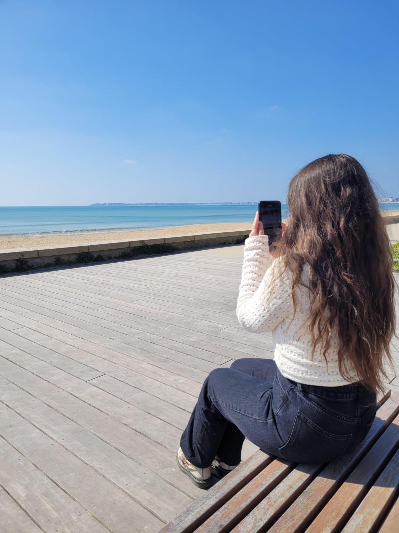 Pornichet photo sur le boulevard de mer