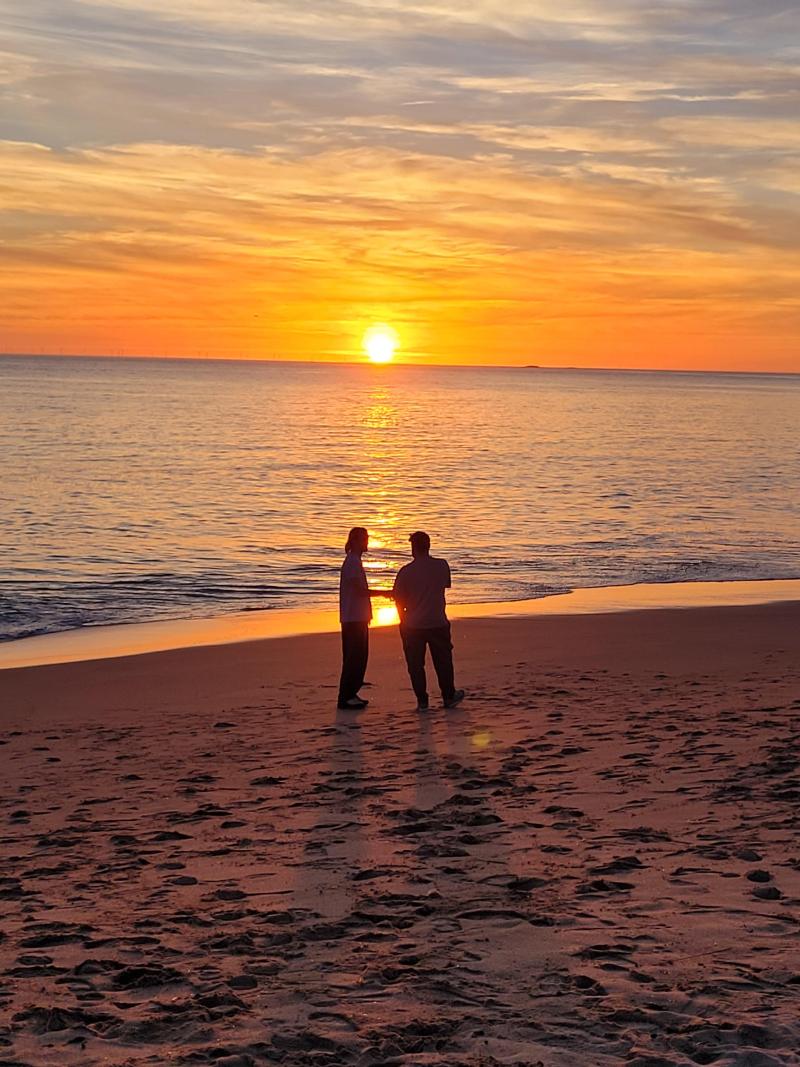 Coucher de soleil à Pornichet