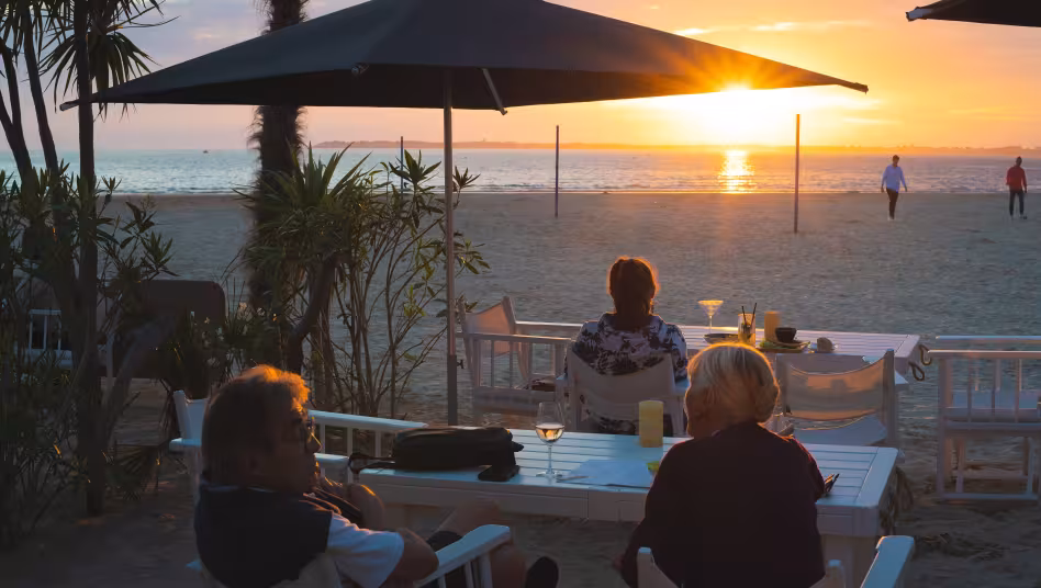 Sunset d'une terrasse 