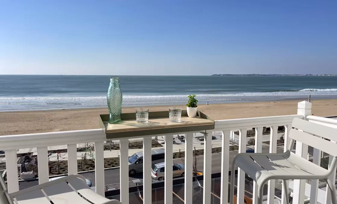 Balcon avec vue sur mer