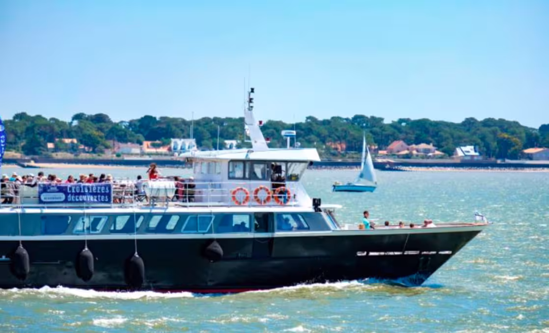 Bateau de croisière naviguant sur la mer