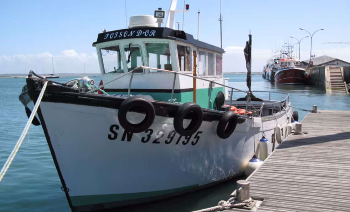 Bateau amarré au port du Croisic