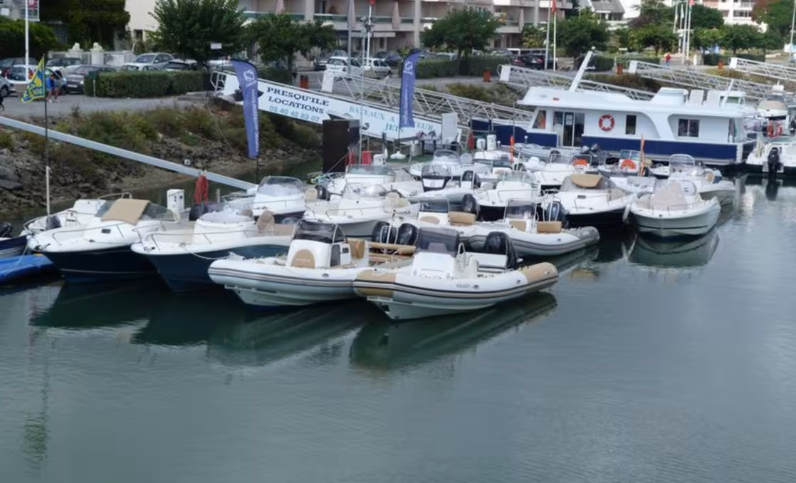 Bateaux amarrés au port du Pouliguen