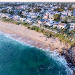 vue drone de Pornichet