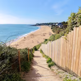 sentier littoral plage Sainte-Marguerite à Pornichet