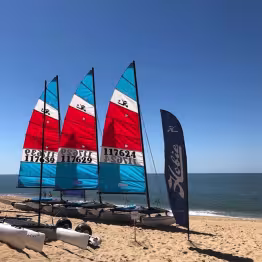 Bateaux sur la plage