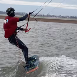 Session kite-surf