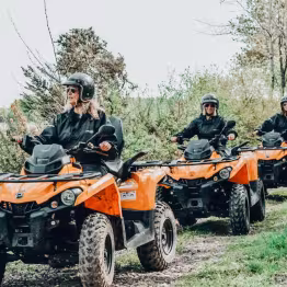 Sortie quad avec 3 personnes