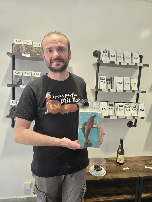 Guillaume Menand dauphin chocolat