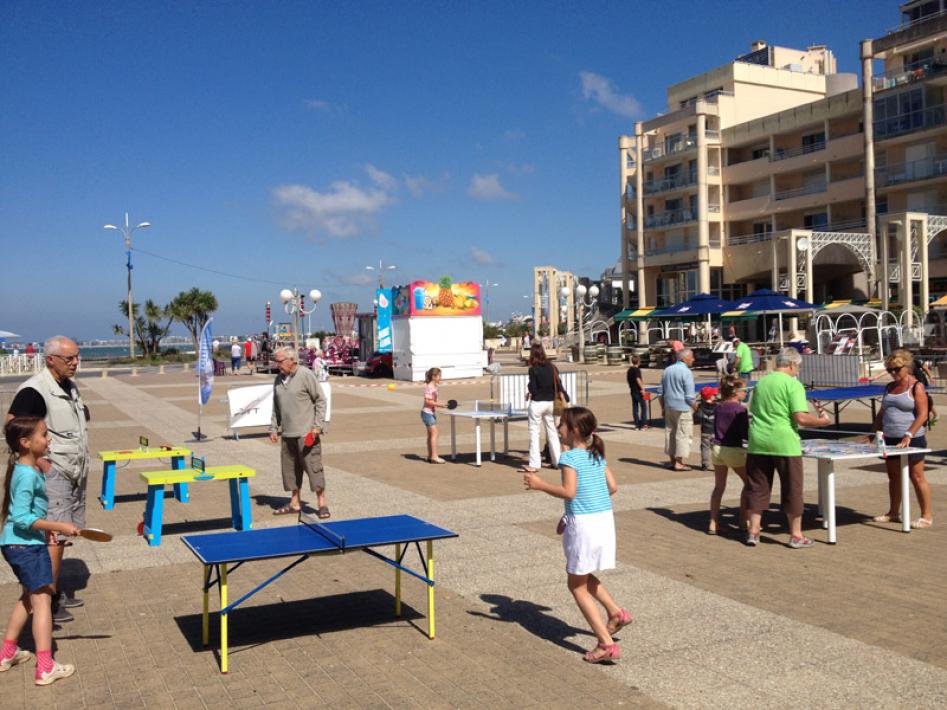 100% Athletik, Ping à la plage