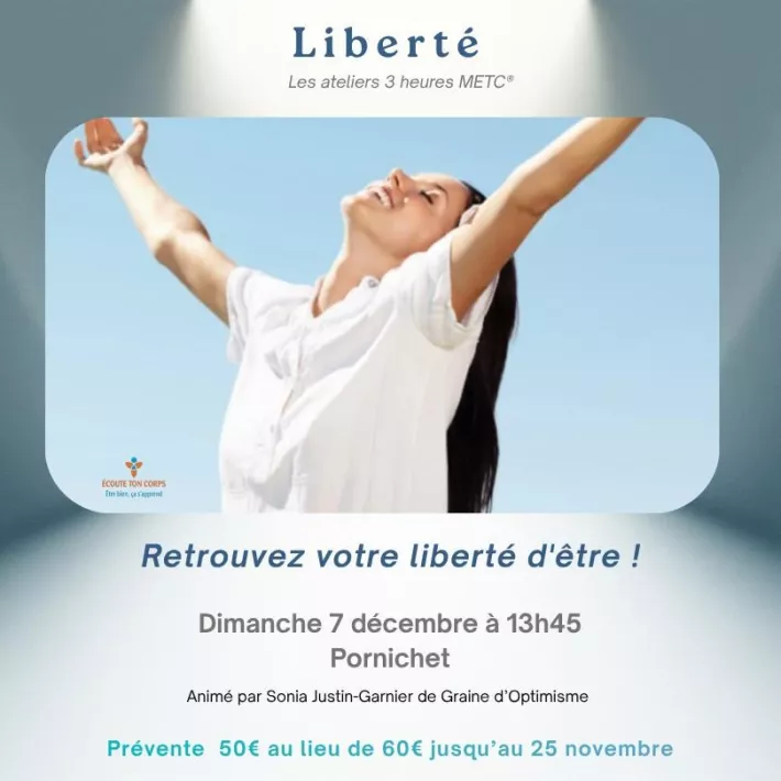 Atelier : retrouve ta liberté d’être