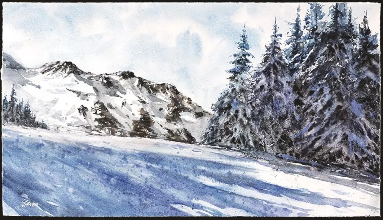 Démonstration d’Aquarelle – Barnaba Salvador - L’Art au gré des chapelles