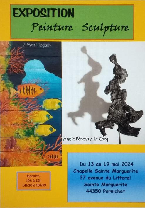 Exposition de Jean-Yves Hoguin et Annie Peneau Lecoq Pornichet