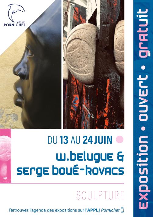 Exposition de sculptures de W. Beluge & Serge Boué-Kovacs Pornichet
