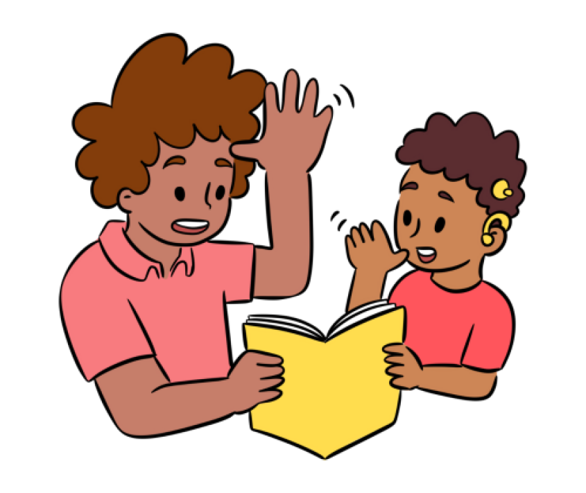 Grignote livres pour les tout-petits - Doublé LSF