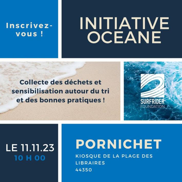 Initiative Océane : nettoyage de plage Pornichet