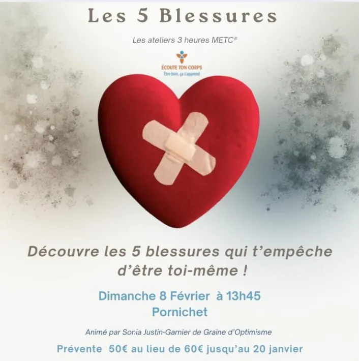 atelier cinq blessures Graine d'optimisme