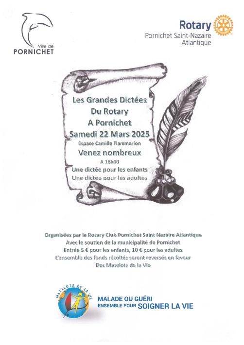 Les grandes dictées du Rotary Pornichet