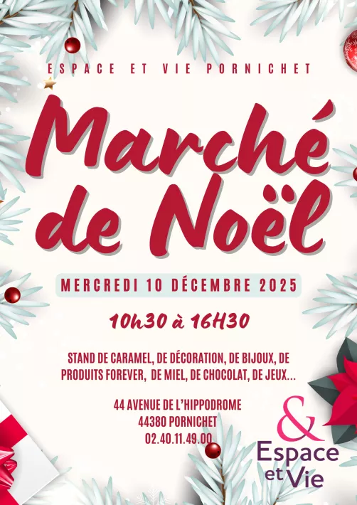 Marché de Noël à la résidence Espace et Vie
