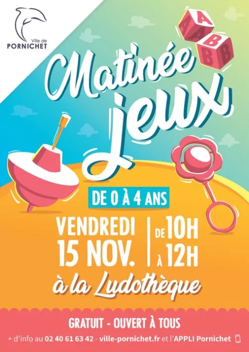 Matinée jeux à la Ludothèque