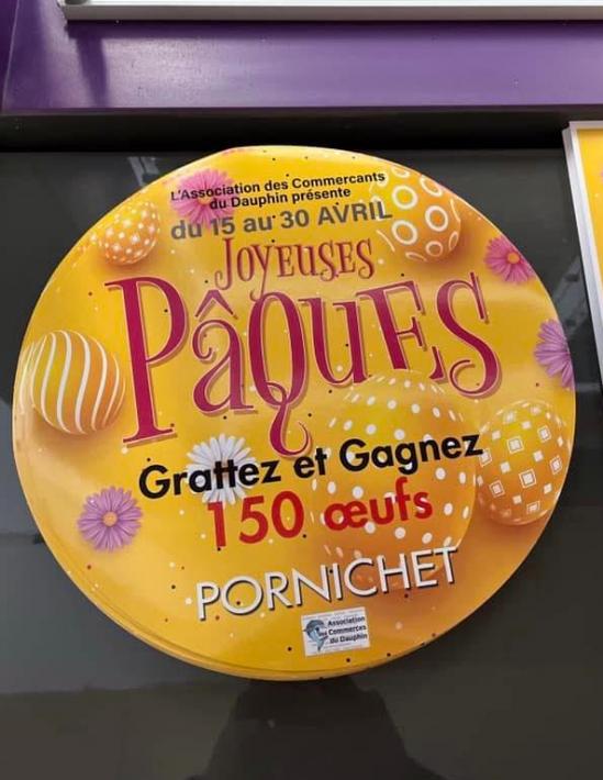 Opération Joyeuses Pâques avec les commerçants Pornichet