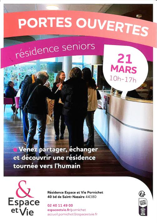 Portes ouvertes résidence seniors Pornichet