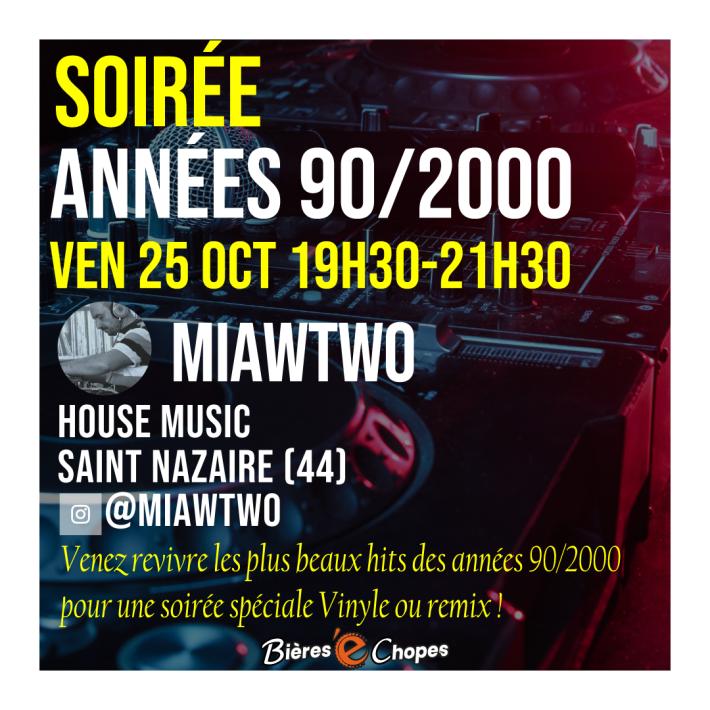 soirée années 90/2000 Pornichet