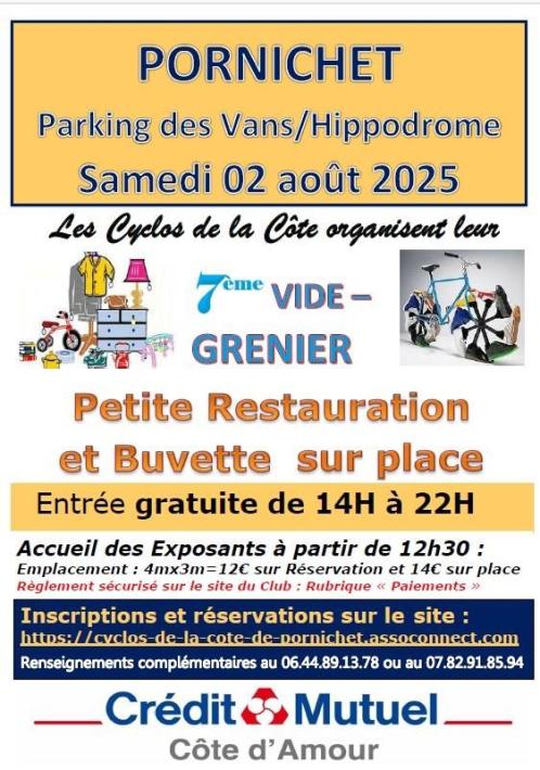 Vide-greniers organisé des Cyclos de La Côte