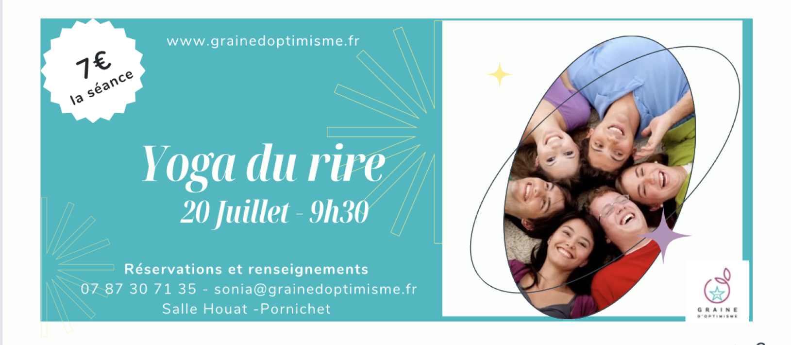 Yoga du rire - 20 juillet 2024