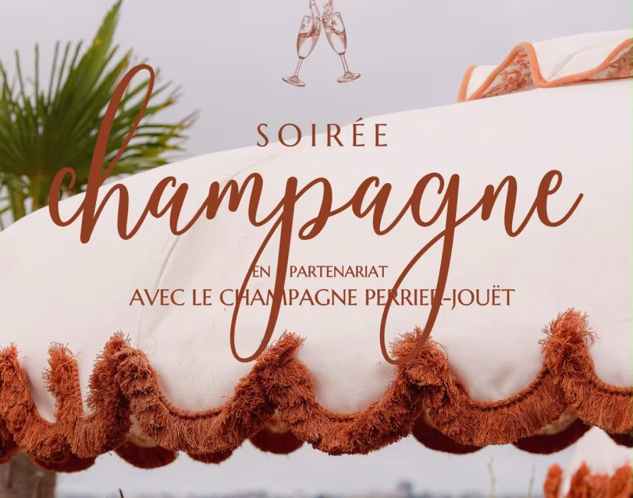 Flyer de la Soirée champagne