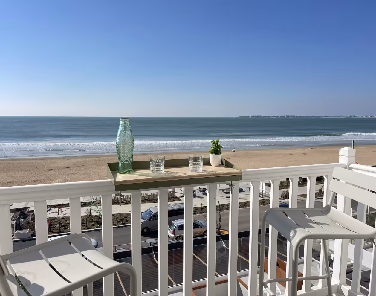 Balcon avec vue sur mer